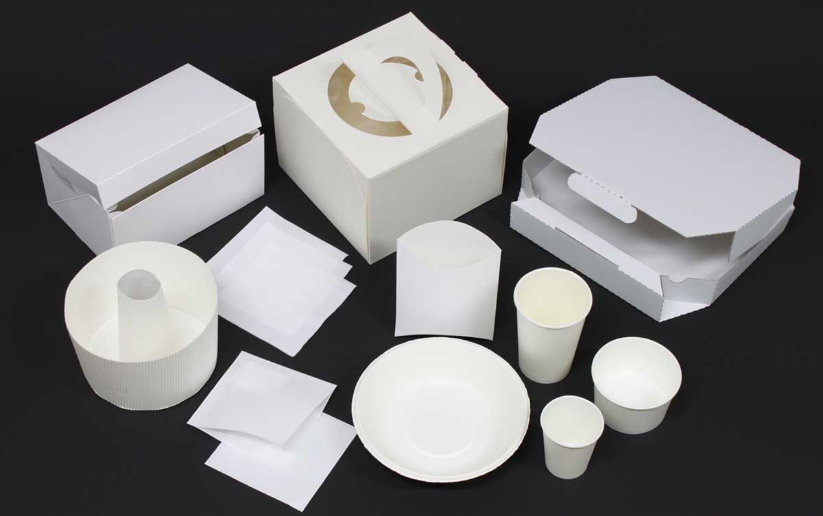 Sample of paper/paperboard products that use indirect food additives